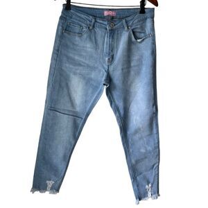 Women's Bamboo Original Denim Jean light blue 5 pockets size 15